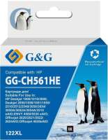 Картридж G&G GG-CH561HE 122 черный для HP DJ 1050A/2050A/3000