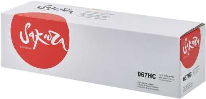 Картридж Sakura SA067HC 067HC (5105C002) для Canon, голубой, 2350 к.