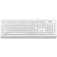 Клавиатура A4Tech FK10 WHITE бело-серая, USB (1147536)