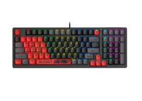 Клавиатура A4Tech SPORTS RED механическая красный/черная USB for gamer LED 1891182