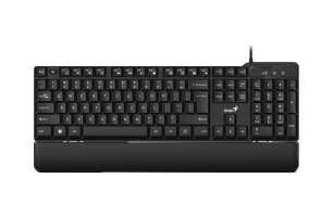 Клавиатура Genius KB-100XP 31310050402 USB, BLACK. 104 клавиши + кнопка SmartGenius, кабель 1.5 м