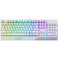 Клавиатура MSI Vigor GK30 S11-04RU304-CLA белая USB for gamer LED (1683385)