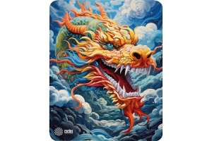 Коврик для мыши Cactus CS-MP-D07M Colorful Dragon 300x250x3мм