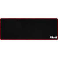 Коврик для мыши Filum FL-MP-XL-GAME черный, оверлок, размер “XL”- 900*450*3 мм, ткань+резина.
