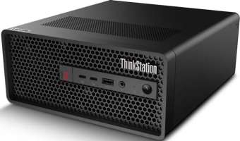 Lenovo Компьютер ThinkStation P3 Ultra SFF 30HBS64700 i9-14900/32GB/1TB SSD/UHD Graphics 770/GbitEth/300W/kbb/mouse/Win11Pro/black