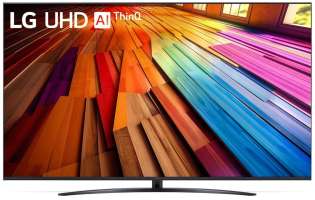 LG 86" 86UT81006LA, 3840x2160, DVB-T /T2 /C, HDMIx3, USBx2, WiFi, Smart TV, черный (86UT81006LA.ARUG/ARUFLJD)