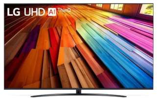 LG 86UT81006LA.ARUG 86" черный 4K Ultra HD 60Hz DVB-T DVB-T2 DVB-C DVB-S2 USB WiFi Smart TV