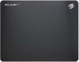 Mad Catz Коврик для мыши G.L.I.D.E. 19 SGSSNS19BL000-0 чёрный, 390 x 315 x 1.8 мм, силикон, водоотталкивающая ткань