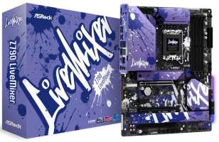 Материнская плата ATX ASRock Z790 LIVEMIXER (LGA1700, Z790, 4*DDR5 (6800), 4*SATA 6G RAID, 4*M.2, 4*PCIE, 2.5Glan, HDMI, DP, 2*USB Type-C, 6*USB 3.2,