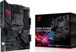 Материнская плата ATX ASUS ROG STRIX B550-F GAMING 90MB14S0-M0EAY0 (AM4, AMD B550, 4*DDR4(5100), 6*SATA 6G RAID, 3*M.2, 5*PCIE, 7.1CH, 2.5Glan, 8*USB