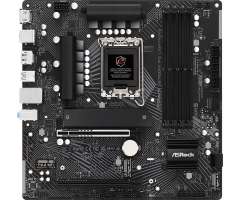 Материнская плата mATX ASRock B760M PG LIGHTNING (LGA1700, B760, 4*DDR5 (7200), 4*SATA 6G RAID, 3*M.2, 2*PCIE, 2.5Glan, HDMI, DP, USB Type-C, 3*USB 3.