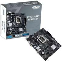 Материнская плата mATX ASUS PRIME H610M-K D4 (LGA1700, H610, 2*DDR4(3200), 4*SATA 6G, M.2, 2*PCIE, 7.1CH, Glan, 2*USB 3.2, 2*USB 2.0, HDMI/D-Sub)