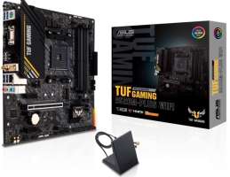 Материнская плата mATX ASUS TUF GAMING A520M-PLUS WIFI 90MB17F0-M0EAY0 (AM4, AMD A520, 4*DDR4(4866), 4*SATA 6G RAID, M.2, 7.1CH, Glan, WiFi, BT, 5*USB