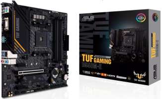 Материнская плата mATX ASUS TUF GAMING B550M-E 90MB17U0-M0EAY0 (AM4, AMD B550, 4*DDR4(4866), 4*SATA 6G RAID, 2*M.2, 4*PCIE, 7.1CH, Glan, 4*USB 3.2, HD