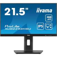 Монитор 21,5" Iiyama ProLite XUB2293HSU-B6 черный, IPS, 1920x1080, 100Hz, 1ms, 1000:1, 250cd/m2, 178°/178°, HDMI M/M, матовая HAS Piv, DP, USB