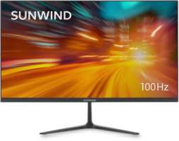 Монитор 21,5" SUNWIND SM-22FV222 SM22VB01 черный VA 5ms 16:9 HDMI матовая 250cd 178гр/178гр 1920x1080 100Hz FreeSync VGA FHD