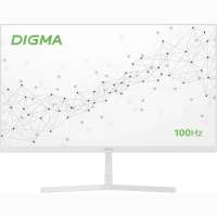 Монитор 27" Digma Progress 27P502F DM27SB09 белый, IPS, 1920x1080, 100Hz, 7ms, 1000:1, 300cd/m2, 178°/178°, HDMI M/M, матовая G-Sync FreeSync, VGA, DP