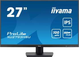 Монитор 27" Iiyama ProLite XU2793HSU-B6 1920x1080 IPS LED 1ms 16:9 250cd 178гр/178гр FHD 100Hz HDMI DP USB черный