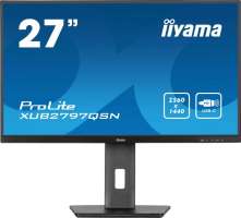 Монитор 27" Iiyama ProLite XUB2797QSN-B1 2560x1440 LED, IPS, 16:9, 250cd, 1300:1, 1ms, 178/178, HDMI, M/M, DP, USB, 100Hz, Has, Piv, black