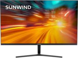 Монитор 27" SUNWIND SM-27FI223 SM27SB03 черный IPS LED 5ms 16:9 HDMI матовая 250cd 178гр/178гр 1920x1080 100Hz FreeSync VGA DP FHD