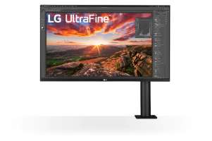 Монитор 31,5" LG 32UN880 32UN880-B 3840x2160, 4 мс, 350кд/м2, 1000:1, 178°/178°, 3000:1, 2xHDMI, DP, USB-Hub, Swivel, Pivot, HAS, Tilt, black