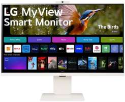 Монитор 32" LG 32SR85U-W 3840x2160, 5 мс, 400 кд/м2, 3000:1, 178°/178°, IPS, 2хHDMI, 3xUSB Type-C, MM, WebCAM