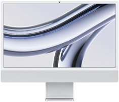 Моноблок 24'' Apple Imac 24 (2023) (MQR93LL/A) with Retina 4.5K display: M3 chip with 8‑core CPU and 8‑core GPU, 8GB, 256GB SSD - Silver