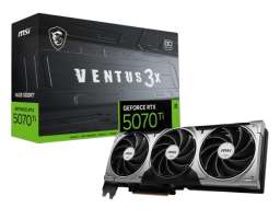 MSI PCI-E GeForce RTX 5070 TI VENTUS 3X OC PLUS (RTX 5070 Ti 16G VENTUS 3X OC) 16GB HDMI 3*DP