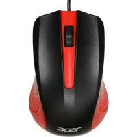 Мышь Acer OMW012 ZL.MCEEE.003 черный/красный 1200dpi USB (3but)