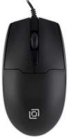 Мышь Oklick 147M 1454525 черный оптическая (1600dpi) USB (4but)