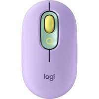 Мышь Wireless Logitech POP 910-006547 USB, 4000 dpi dpi, 4 кнопок, оптическая, фиолетово-зелёная