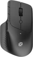 Мышь Wireless Oklick 501MW черная оптическая (2400dpi) USB для ноутбука (6but) (1877553)