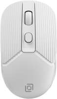 Мышь Wireless Oklick 509MW белая оптическая (1600dpi) USB для ноутбука (4but) (1885186)