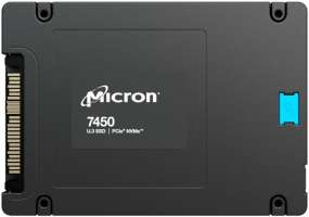 Накопитель SSD 2.5'' Micron MTFDKCC6T4TFS-1BC1ZABYY 7450 MAX 6.4GB PCIe 4.0 x4 NVMe 3D TLC 6800/5600MB/s IOPS 1000K/400K TBW 35000 DWPD 3