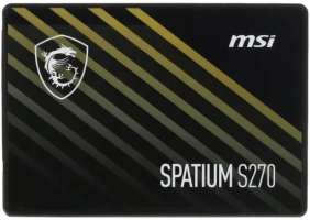 Накопитель SSD 2.5'' MSI SPATIUM S270 240GB SATA 6Gb/s 500/400MB/s IOPS 50K/80K MTBF 2M 110 TBW