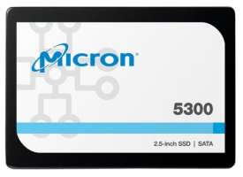 Накопитель SSD 2.5'' Micron MTFDDAK3T8TDT-1AW1ZABYY 5300 MAX 3.84TB SATA 6Gb/s TLC 540/520MB/s IOPS 95K/34K MTBF 3M