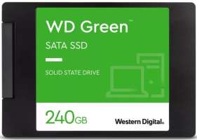 Накопитель SSD 2.5'' Western Digital WDS240G3G0A WD Green 240GB SATA 6Gb/s SLC 545MB/s MTTF 1M 7nm