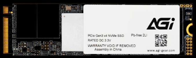 Накопитель SSD M.2 2280 AGI AGI256G16AI198 AI198 256GB PCIe Gen3x4 NVMe 3D TLC 1936/1217MB/s IOPS 92K/241K MTBF 1.6M 100TBW 0.36DWPD RTL