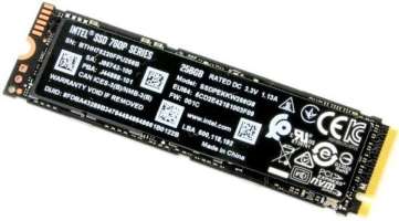 Накопитель SSD M.2 2280 Intel SSDPEKKW256G8XT 760p 256GB 3D2 TLC 3210/1315MB/s 205K/265K IOPS MTBF 1.6M