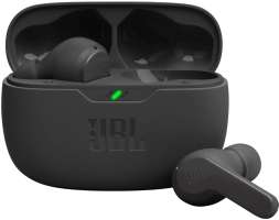 Наушники беспроводные JBL Wave Beam вкладыши черный BT в ушной раковине