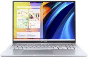 Ноутбук 16" ASUS X1605VA-MB688 i7 13700H(2.4Ghz)/16384Mb/1024PCISSDGb/noDVD/1920x1200/Int:Intel UHD Graphics/Cam/BT/WiFi/42WHr/war 1y/1.88kg/Cool Silv