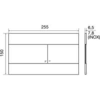 OLI 120 Eco Sanitarblock механическая с белой клавишей (879236mSL01)