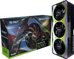 Palit PCI-E GeForce RTX 5090 GameRock (NE75090019R5-GB2020G) 32GB 2407/28000MHz HDMI 3*DP