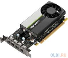PCI-E nVidia T1000 (900-5G172-2550-000) 4GB GDDR6 128bit 12nm 1065/10000MHz 4*mDP