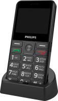 Мобильный телефон Philips Xenium E207 32Mb черный моноблок 2Sim 2.31" 240x320 Nucleus 0.08Mpix GSM900/1800 FM microSD max32Gb