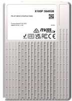 Phison Накопитель SSD 2.5'' XP106H013T84P024T0900 X100P U.3 3.84TB, 7400/6900MB/s 3D TLC, 1750K/190K IOPS, OEM