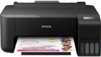 Принтер струйный цветной Epson EcoTank L1210 C11CJ70401 A4, 5760x1440dpi, ч/б 33стр/мин, цвет 15стр/мин, USB, чёрный (C11CJ70509)