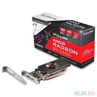 RX6400 PULSE 4GB GDDR6 64bit HDMI DP Low Profile (11315-01-20G) (292802)