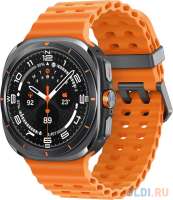 Samsung Смарт-часы Galaxy Watch Ultra LTE 47мм 1.5" AMOLED корп.черный рем.оранжевый (SM-L705FDAACAU)