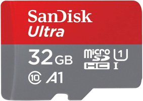 SanDisk Ultra 32Gb Class 10 Красно-серая